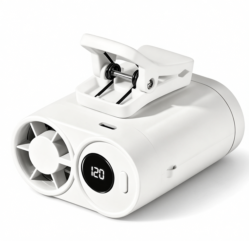Portable Clip On Fan with LED Display