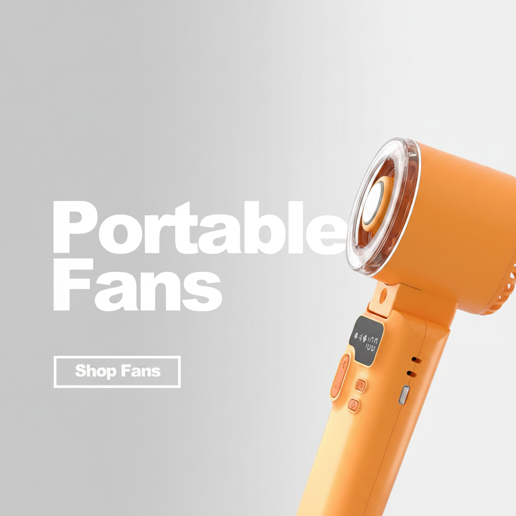Portable Fans Mobile Banner